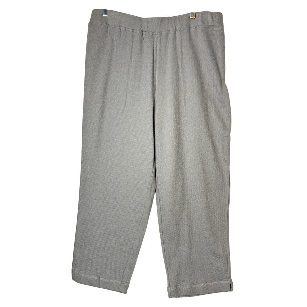 Habitat Clothes to Live In Pull On Pants Womens XL Gray Stretch Athleisure Cozy